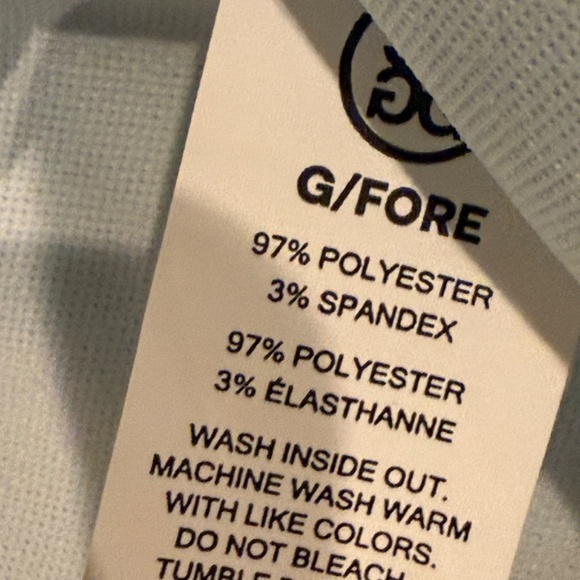 G/Fore Men's Medium Daybreak Polkadot Jacquard Polo MSRP $120 - Picture 9 of 9